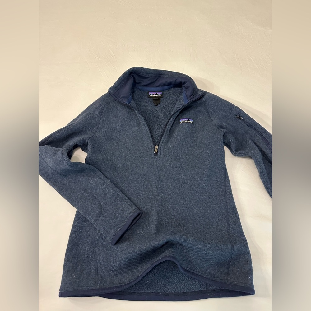 Women’s Patagonia Small W’s Better Sweater Navy - Vail Logo on arm